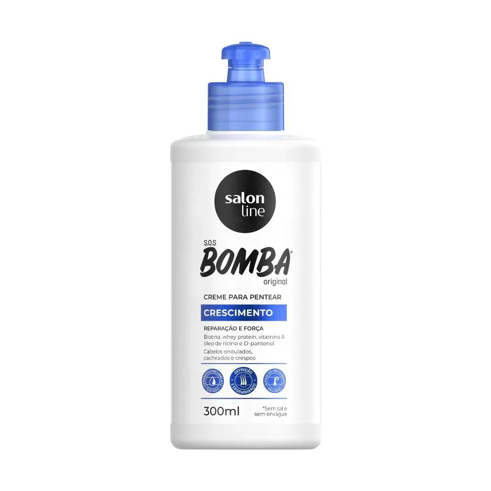 Creme Para Pentear Salon Line Sos Bomba 300Ml