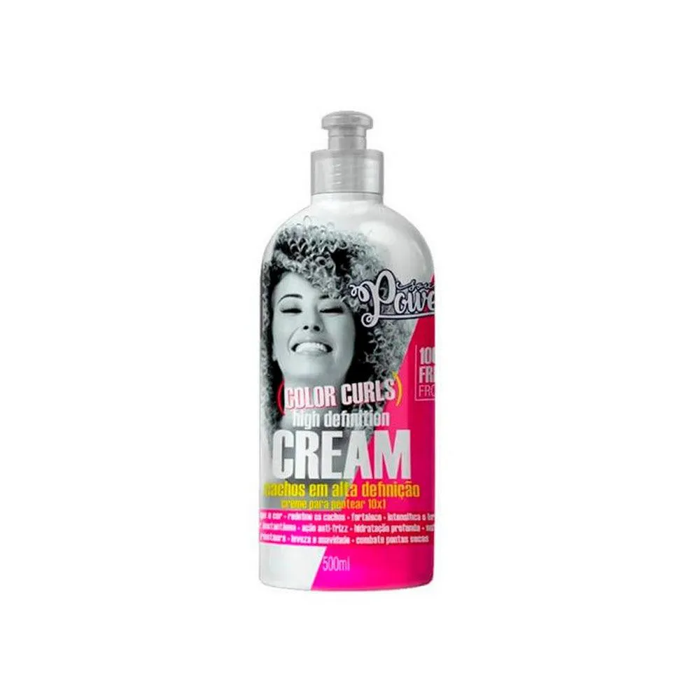 Creme Para Pentear Soul Power Color Curls High Definition Cream 500Ml