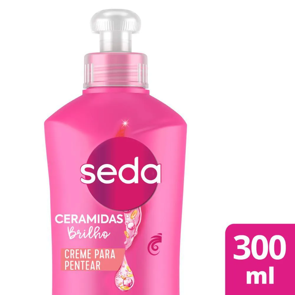 Creme Para Pentear Seda Cocriações Ceramidas Brilho 300Ml