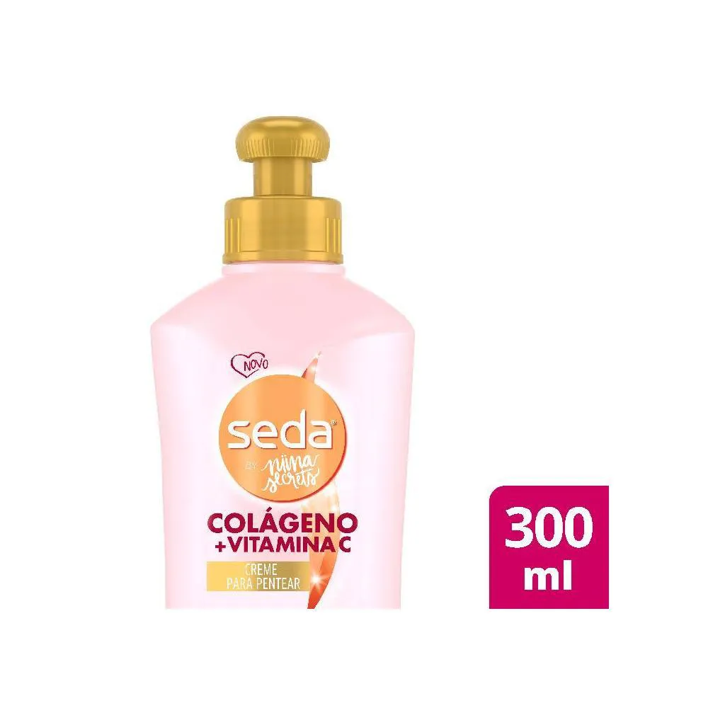 Creme Para Pentear Seda Colágeno E Vitamina C By Niina Secrets 300Ml