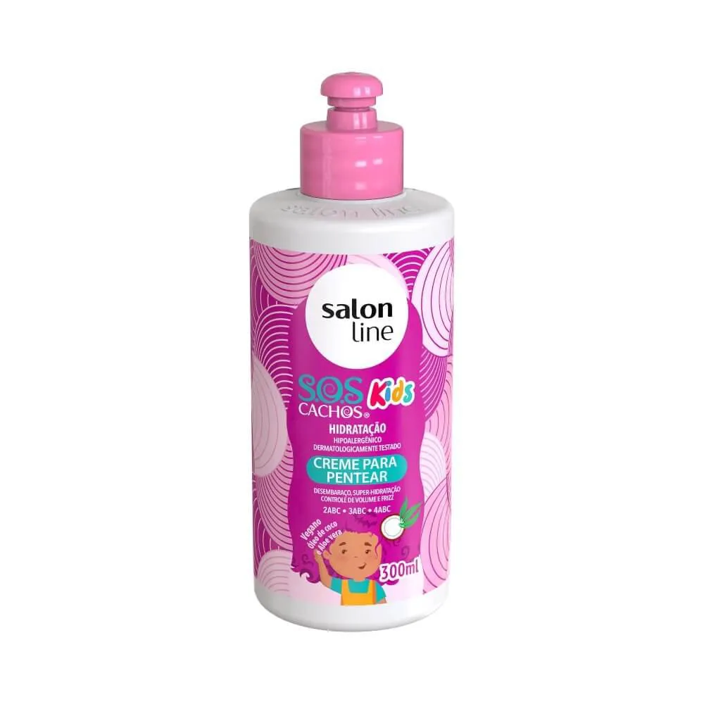 Salon Line Kids Sos Cachos Creme P/ Pentear 300Ml