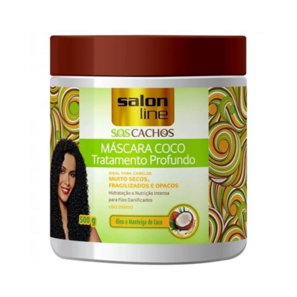 Salon Line Sos Coco Creme P/ Pentear 500G