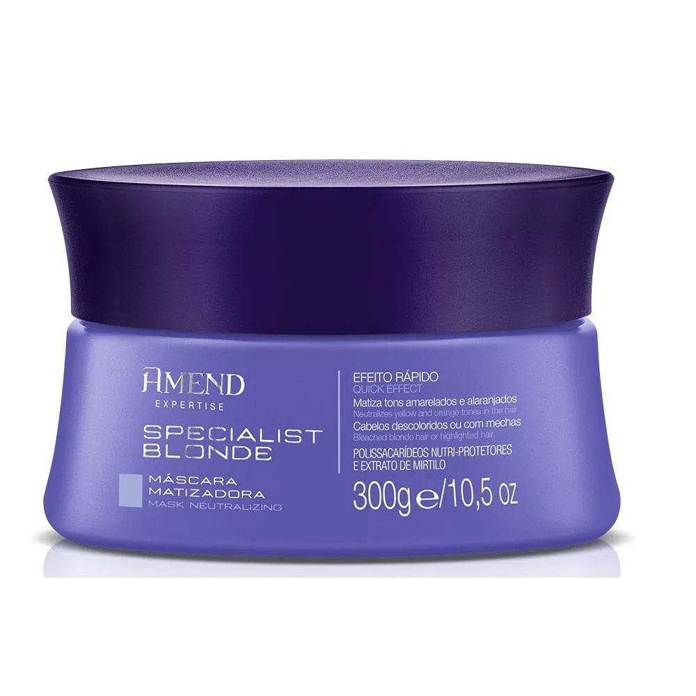 Máscara Matizadora Amend Specialist Blonde Expertise 300G