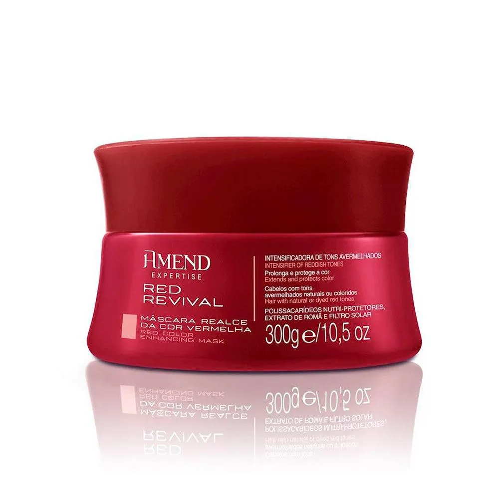 Máscara De Tratamento Amend Realce Da Cor Red Revival 300G
