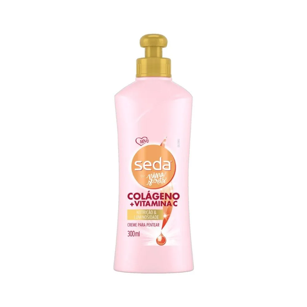 Creme De Pentear Seda Colágeno E Vit C 300Ml