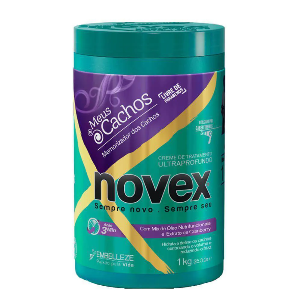 Novex Meus Cachos Creme De Tratamento 1Kg