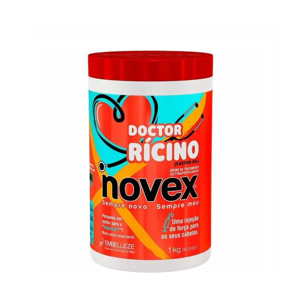 Novex Doctor Rícino Creme De Tratamento Capilar 1Kg