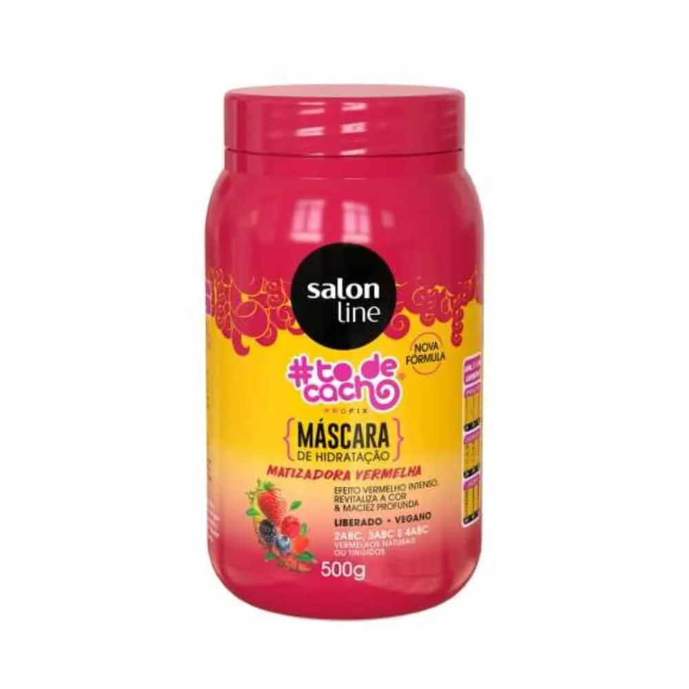 SALON LINE TDC MAIONESE CREME CAPILAR VERMELHO 500G