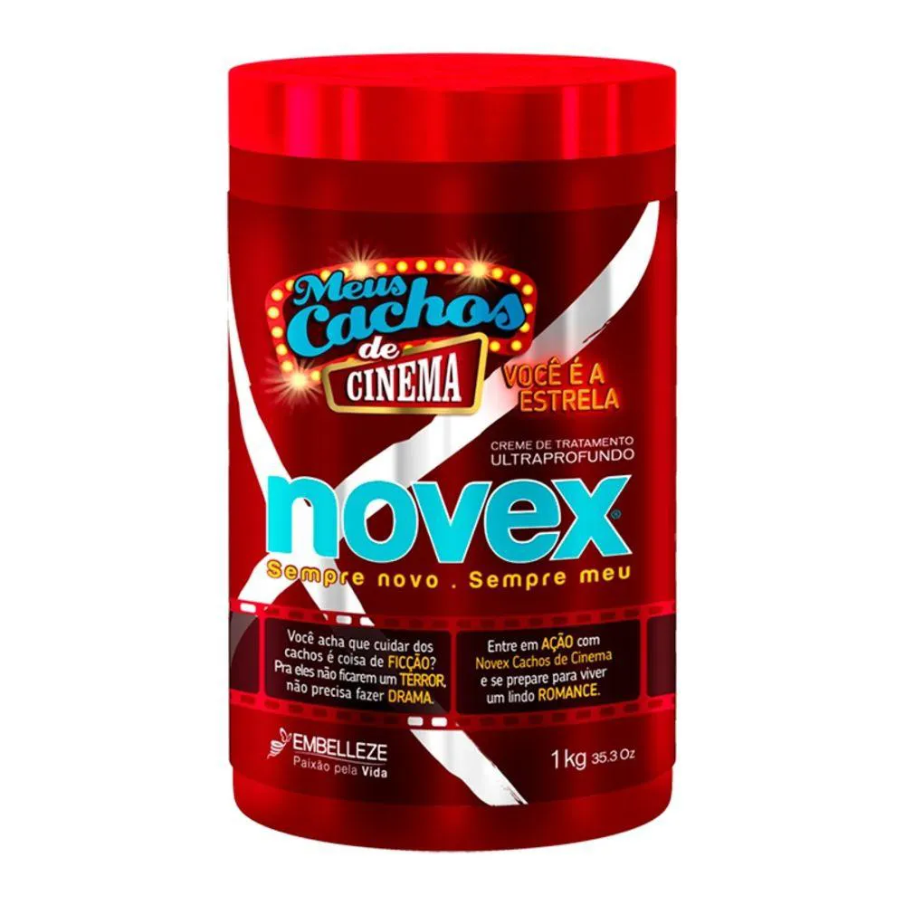 Novex Meus Cachos De Cinema Creme Tratamento 1Kg