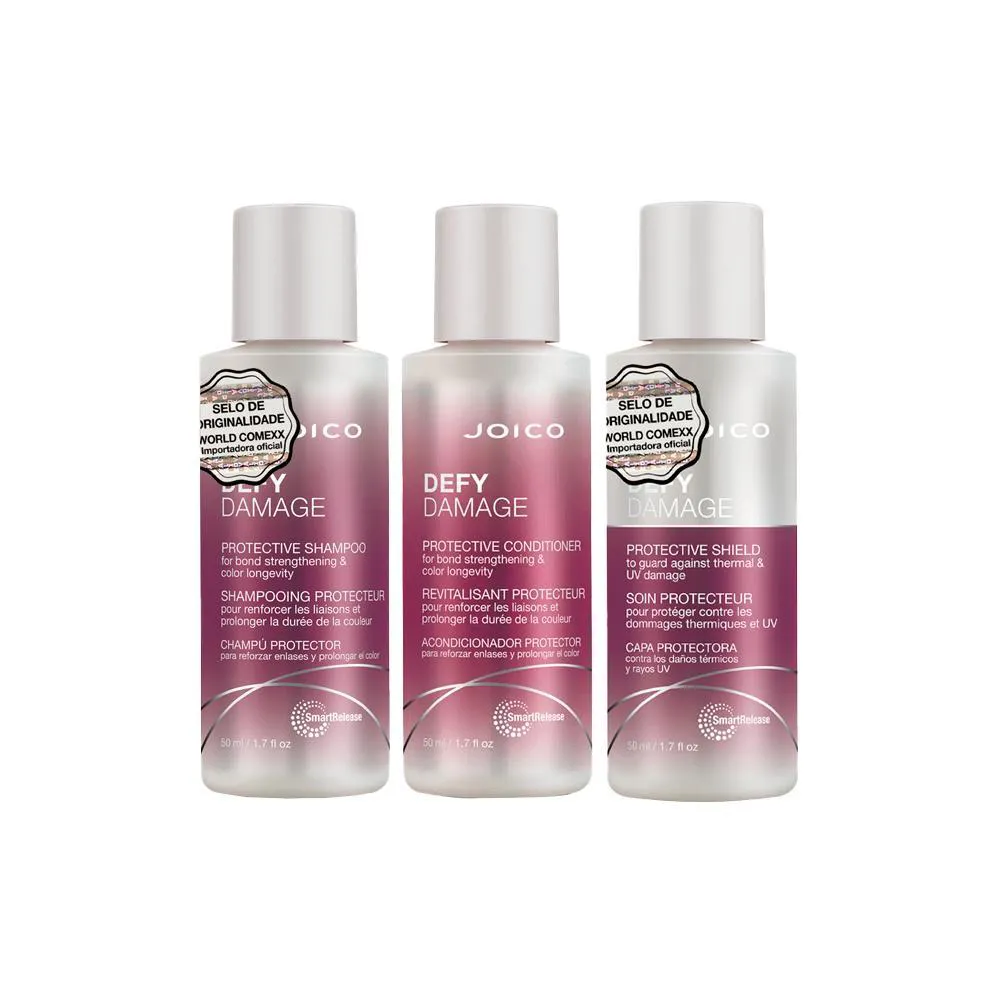 Kit Resistência Joico - Shampoo E Condicionador E Leave-In 50 Ml