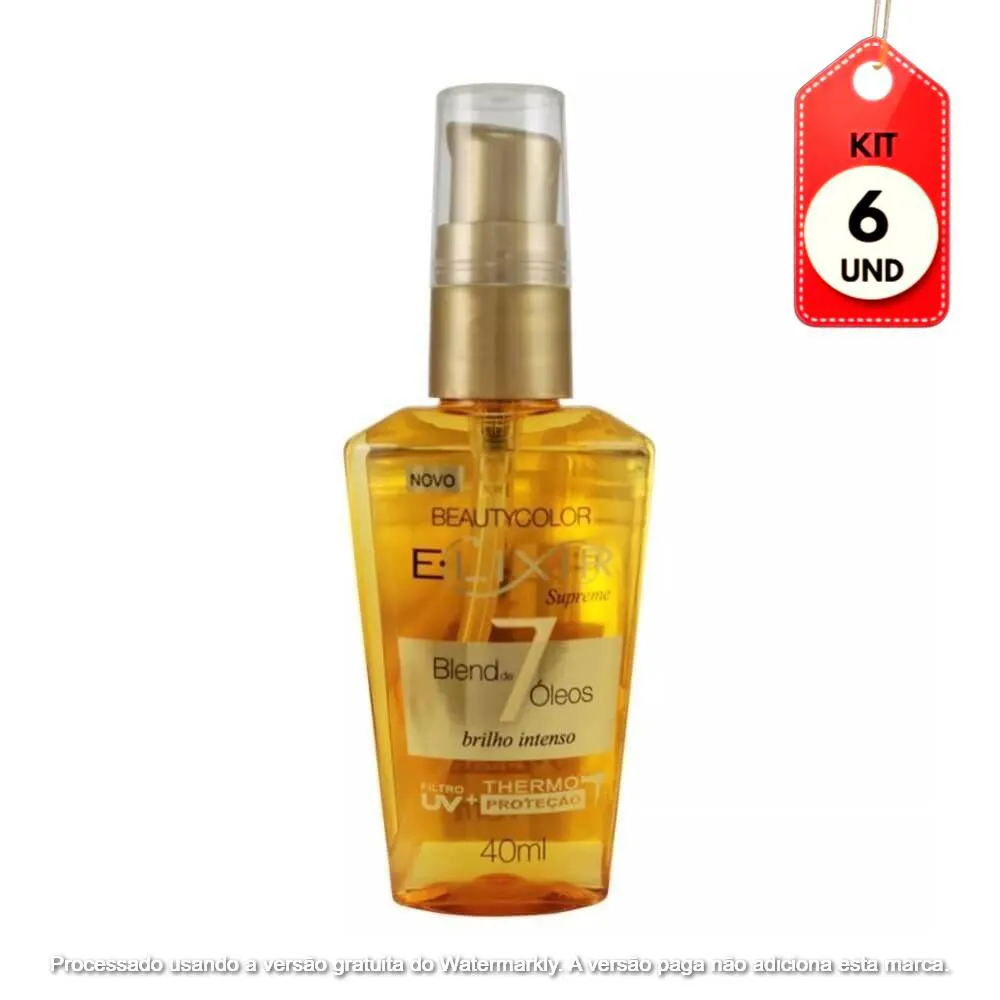 Kit C/06 Beautycolor Blend De 7 Óleos Elixir 40Ml