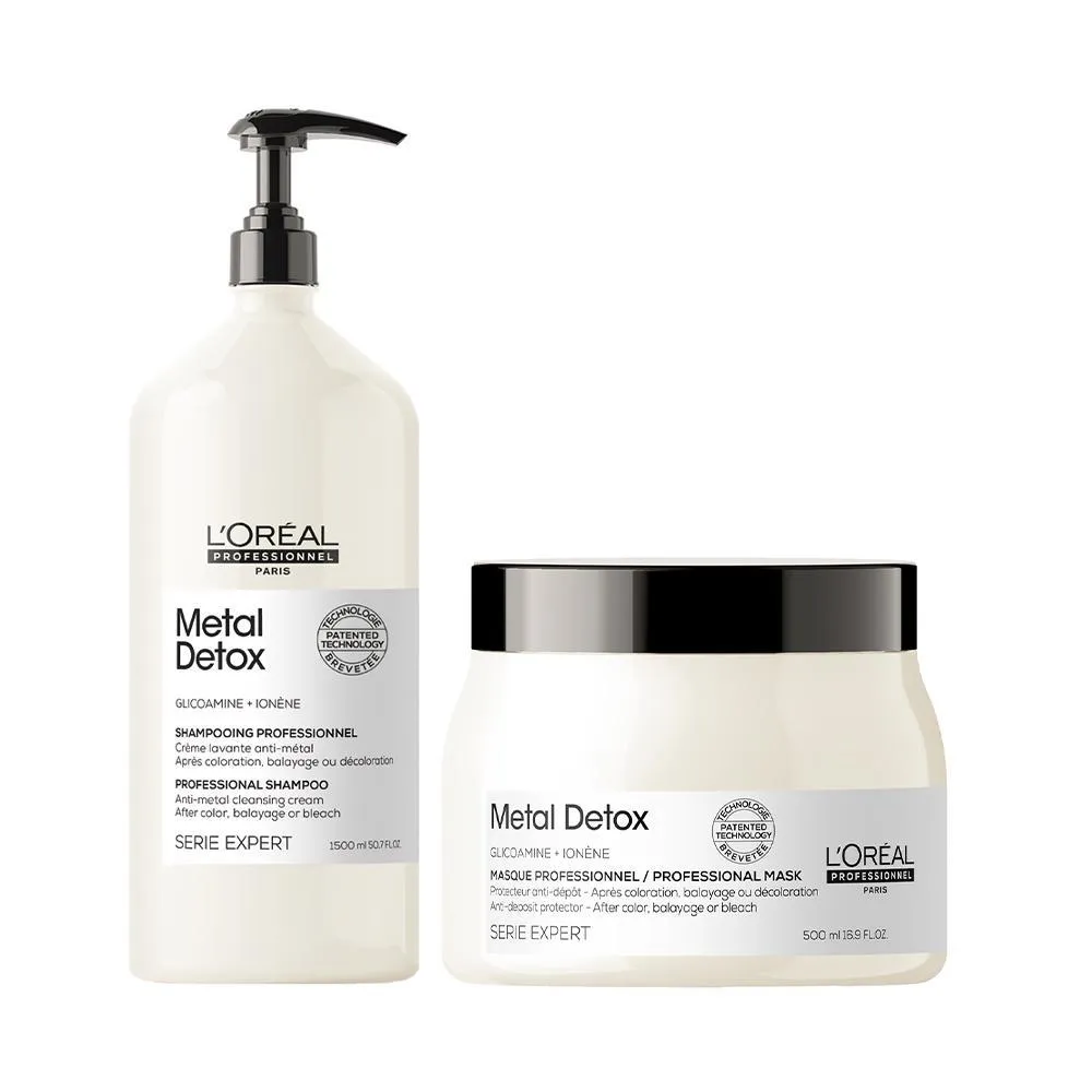 Kit L'Oréal Professionnel Metal Detox Profissional - Shampoo E Máscara