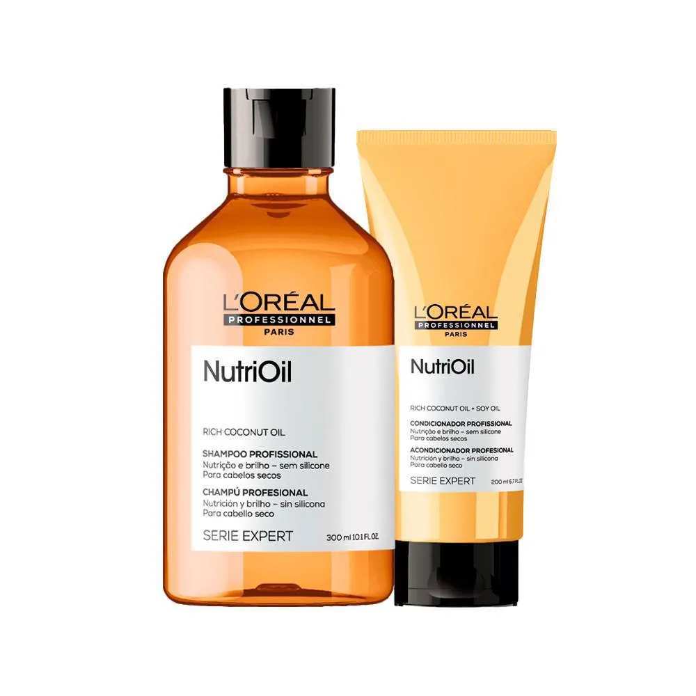 Kit L'Oréal Professionnel Serie Expert Nutrioil - Shampoo 300 E Condicionador
