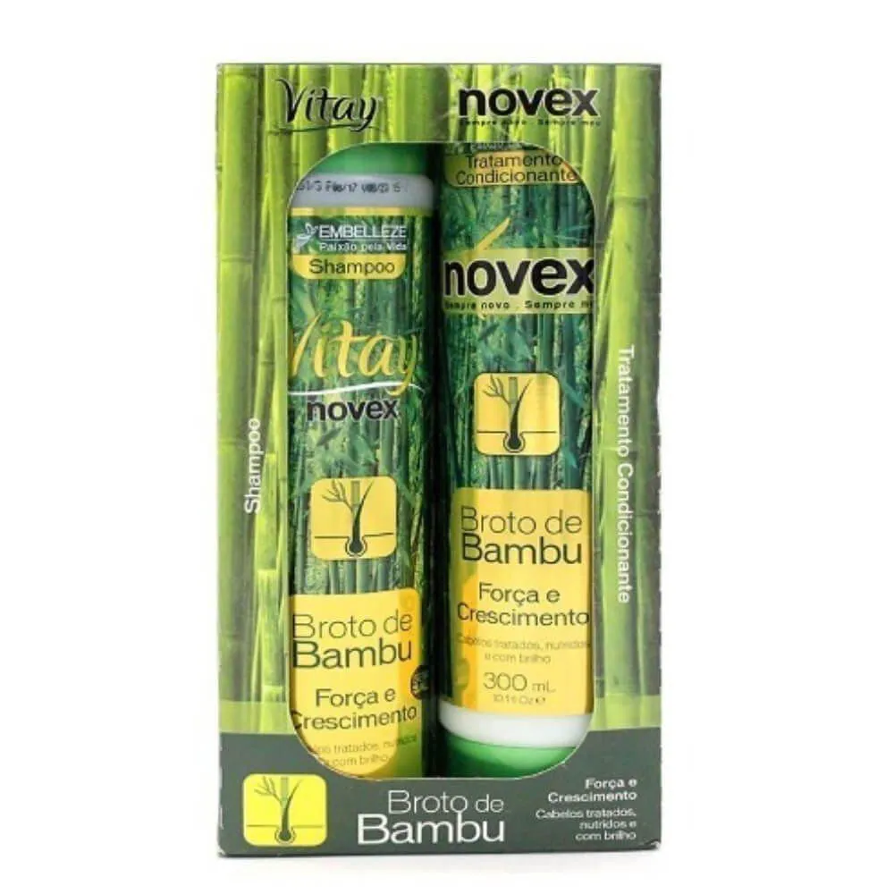 Novex Broto De Bambu Kit Shampoo + Condicionador 300Ml