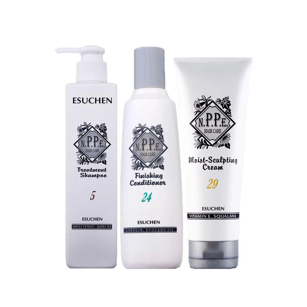 Kit N.P.P.E Herbal Therapy Esuchen - Shampoo Treatment E Condicionador E Leave-In 250 Ml