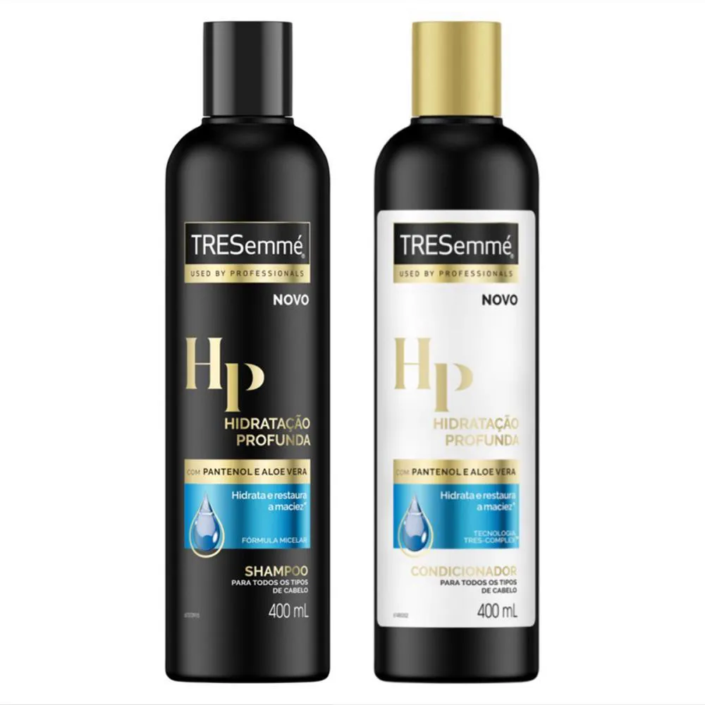 Kit Tresemmé Hidratação Profunda Duo (Shampoo + Condicionador 400Ml)