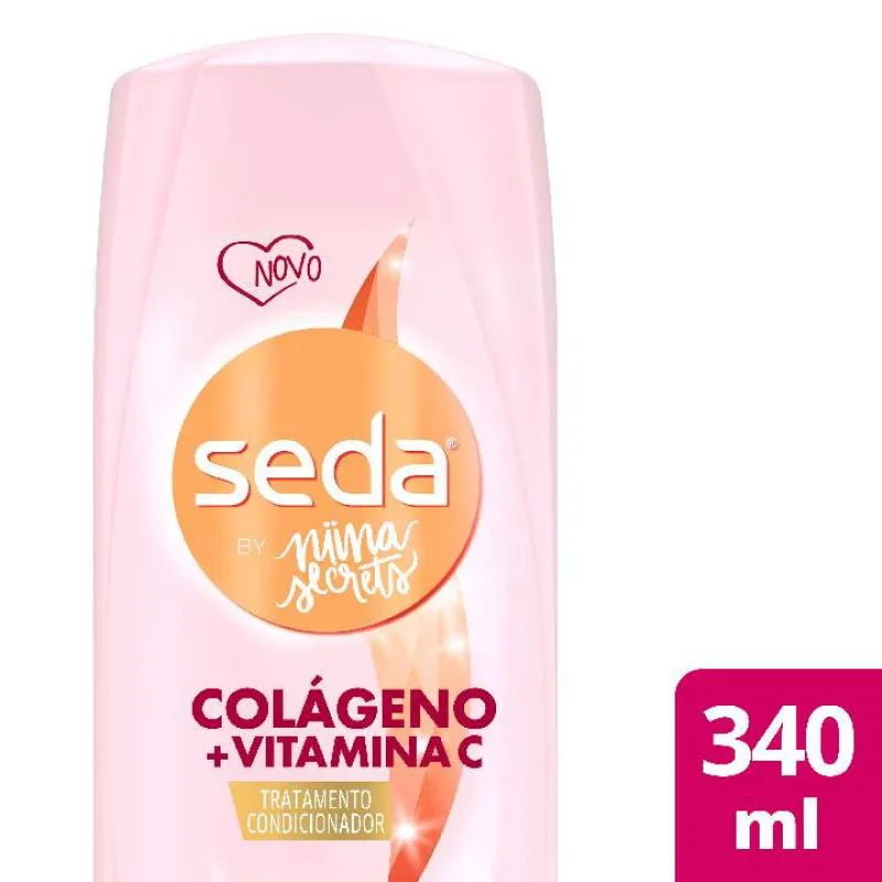 Condicionador Seda Colágeno E Vitamina C By Niina Secrets Frasco 325Ml