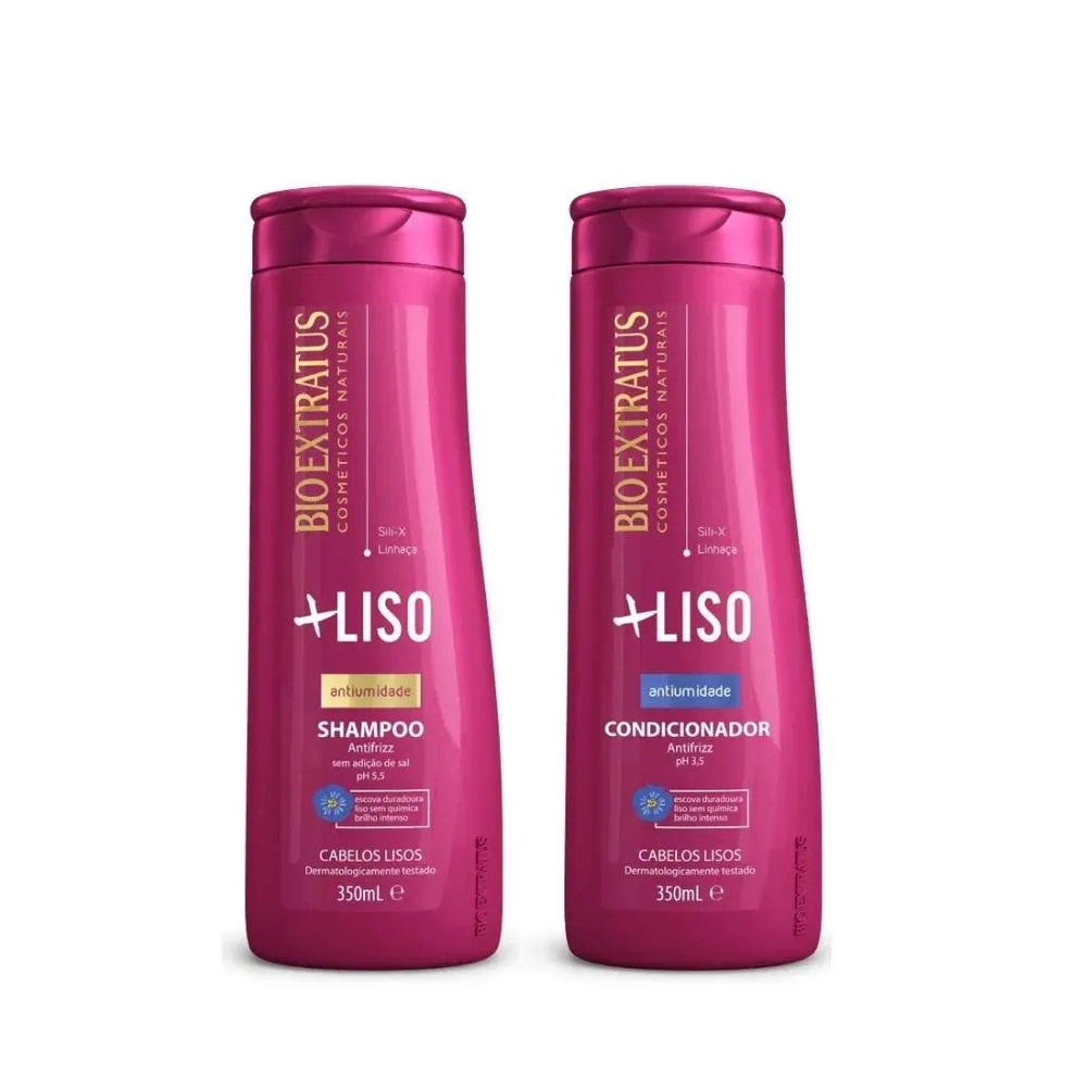 Kit Bio Extratus Mais Liso Duo 350Ml