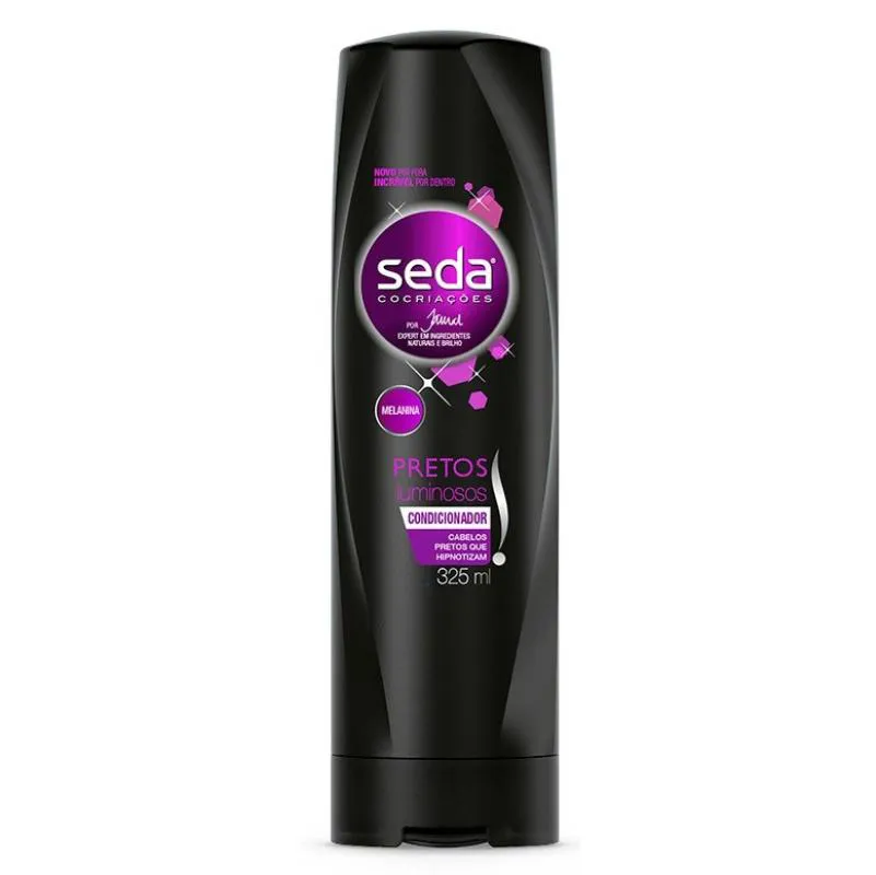 Condicionador Seda Pretos Luminosos Brilho 325ml