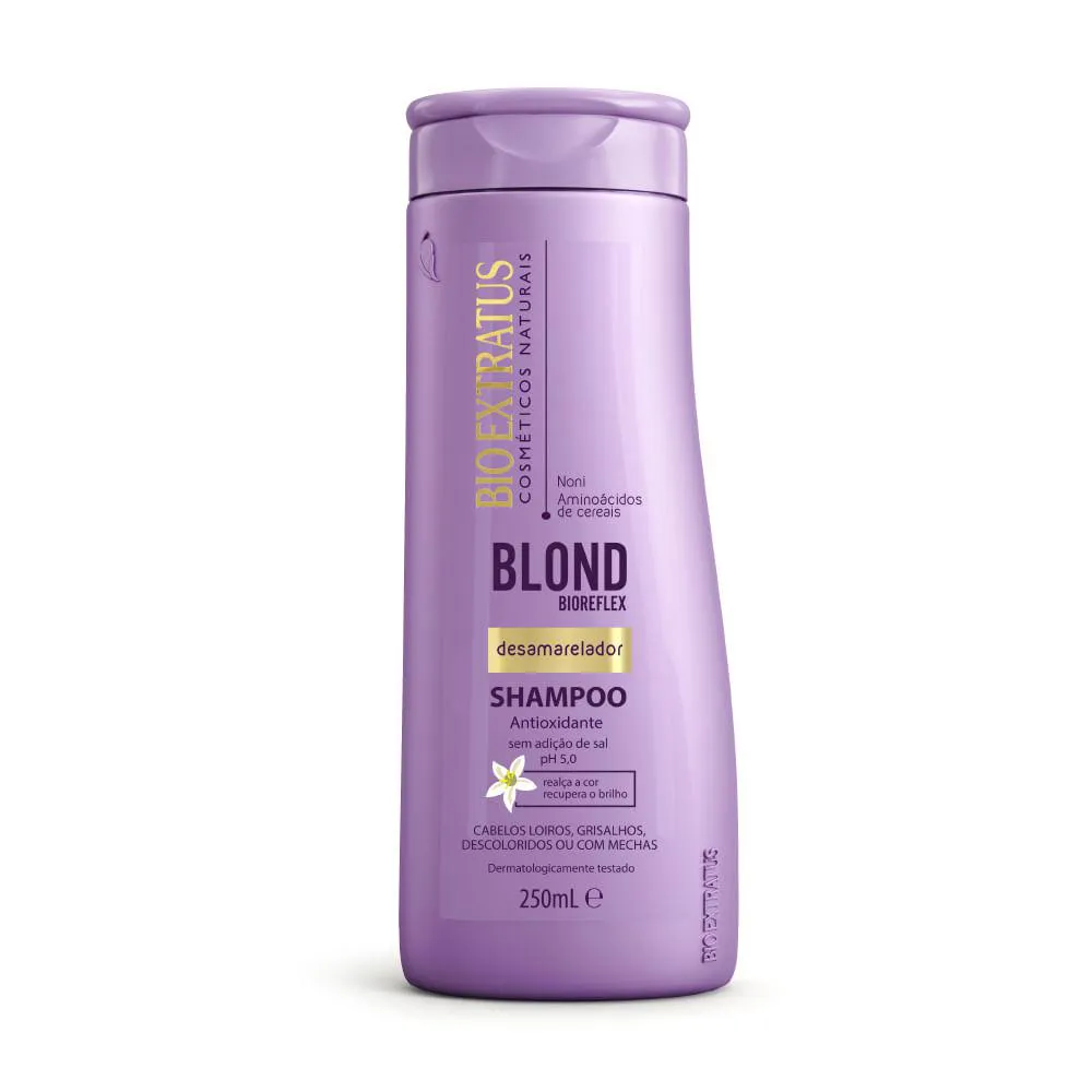 Shampoo Matizador Bio Extratus Blond Bioreflex Desamarelador 250ml