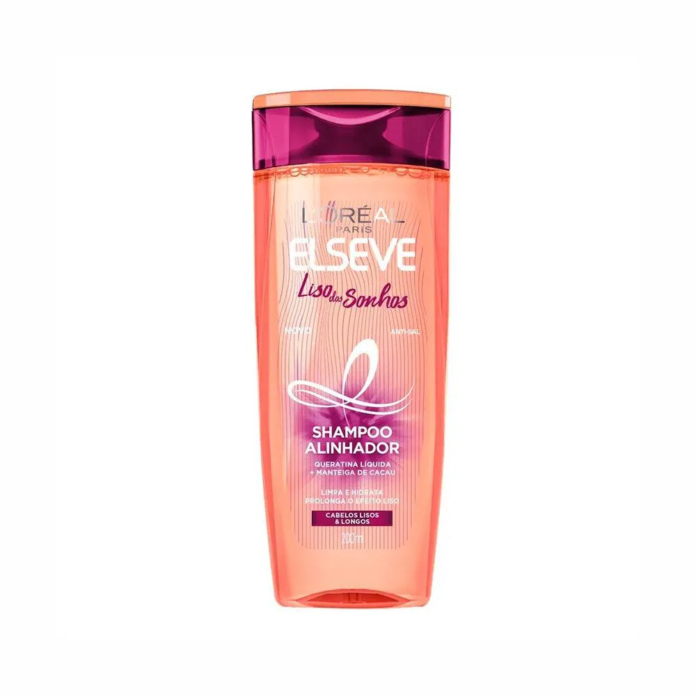 Shampoo Elseve Liso Dos Sonhos 200Ml