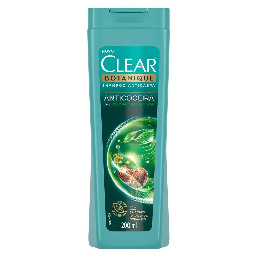 Shampoo Anticaspa Clear Botanique Anticoceira 200Ml