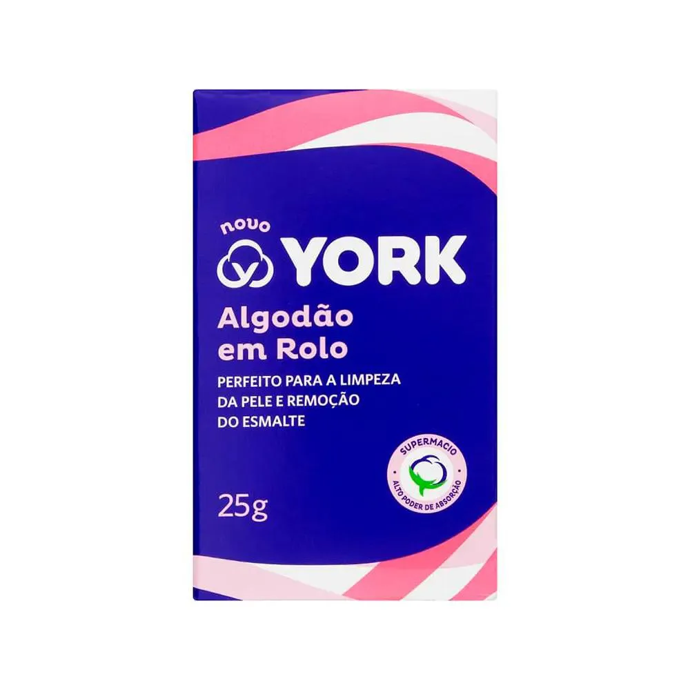 Algodão York Caixa 25G