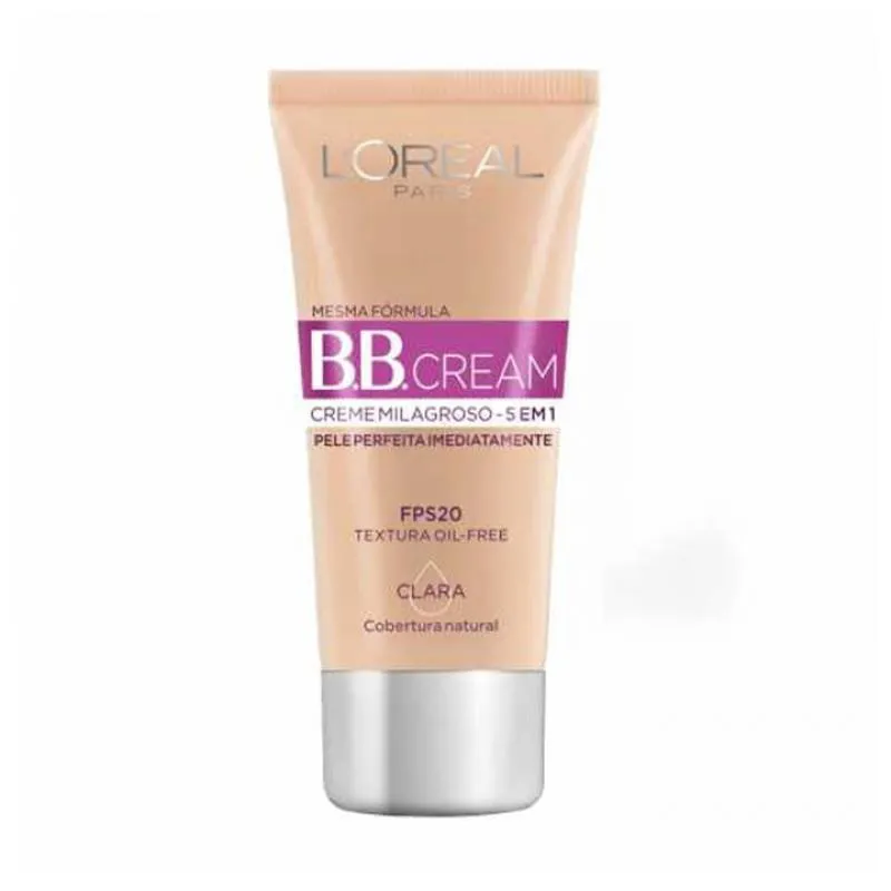 Bb Cream Dermo Expertise Base Clara 30Ml, L'Oréal Paris, Claro
