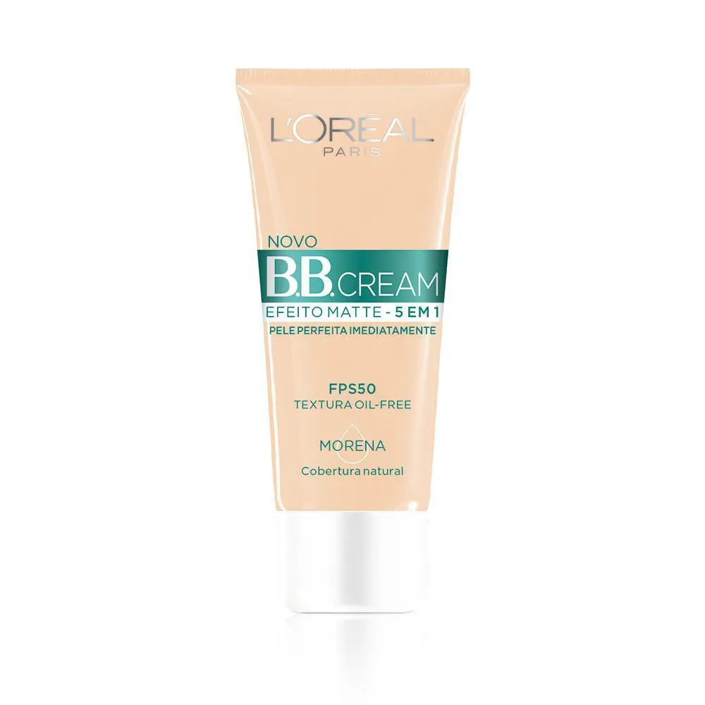 Base Bb Cream L'Oréal Paris Efeito Matte Cor Morena Fps 50 30Ml
