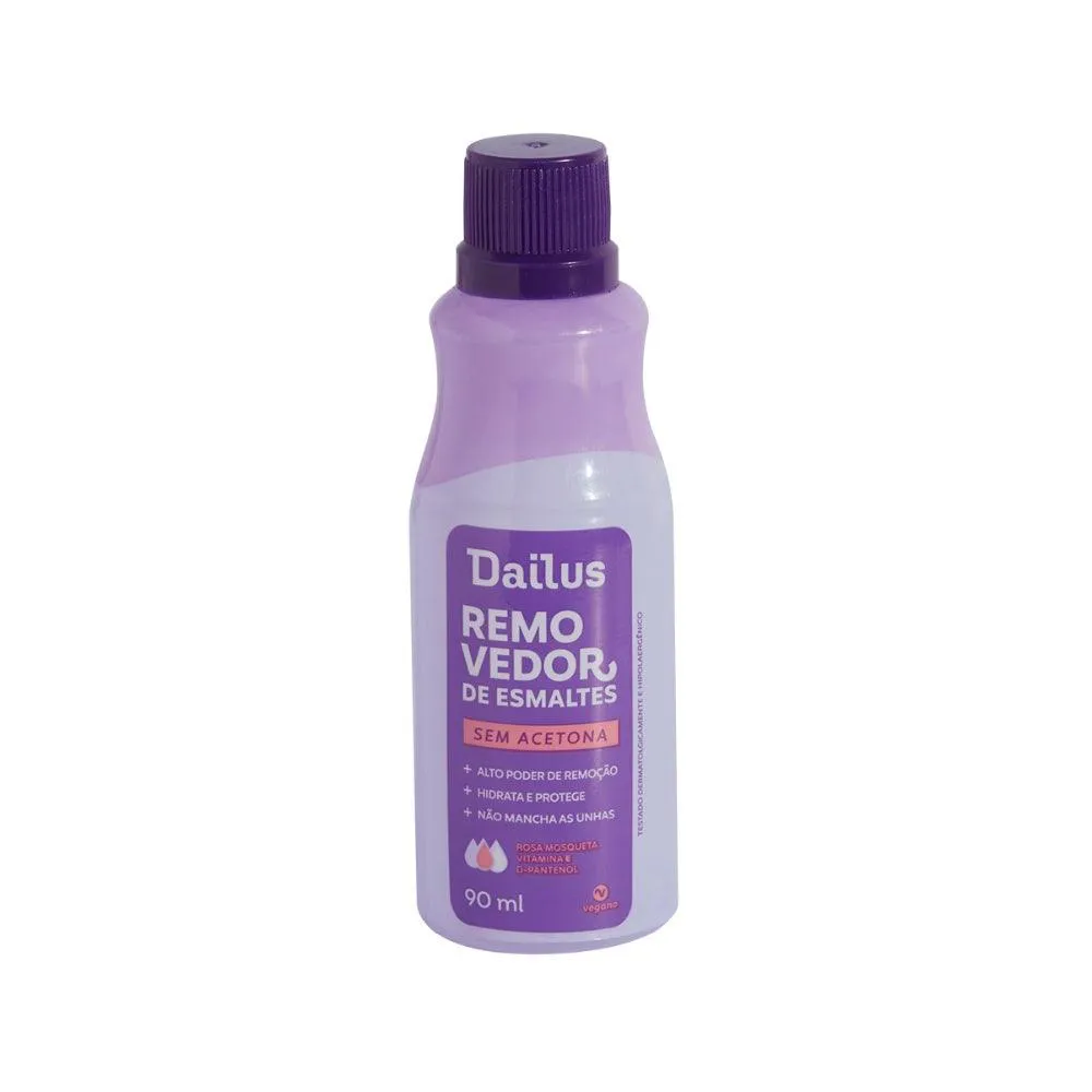 Removedor Esmalte Dailus S/ Acetona 90Ml