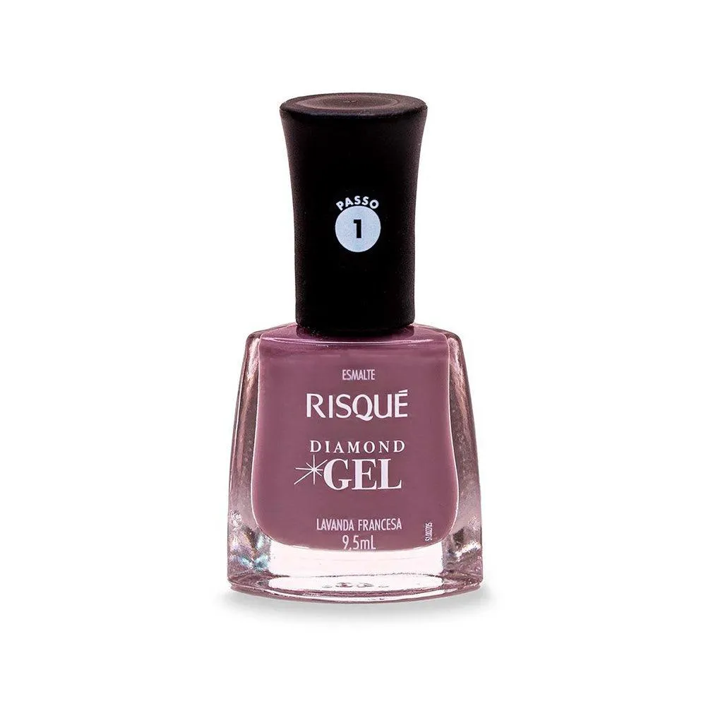 Esmalte Risque Diamond Gel Cremoso Lavand Francesa