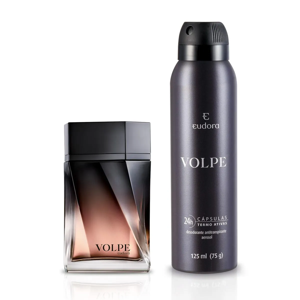 Kit Volpe Eudora Masculino Deo Colônia 100ml + Desodorante Antitranspirante 125ml