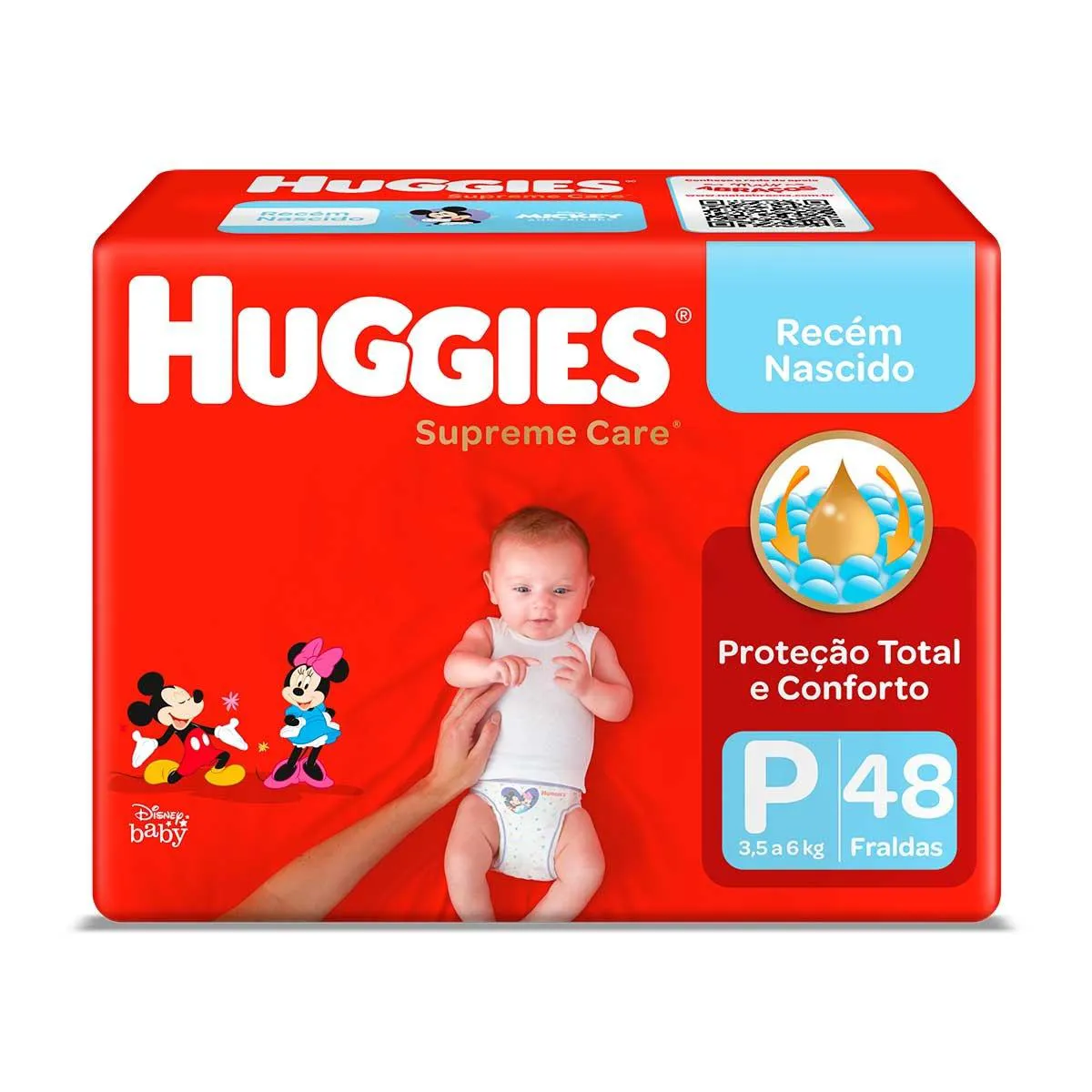 Fralda Huggies Supreme Care P - 48 Unidades