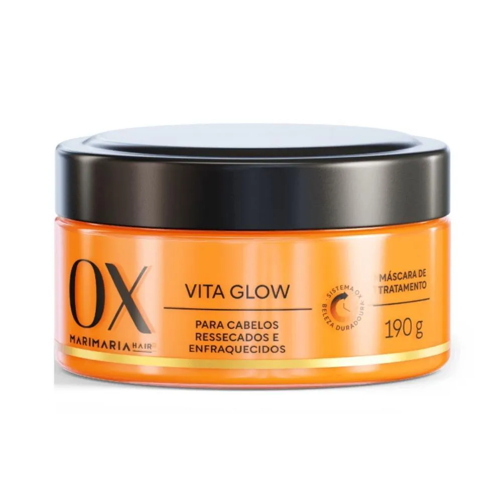 MáSCARA DE TRATAMENTO MARI MARIA HAIR OX VITA GLOW 190G