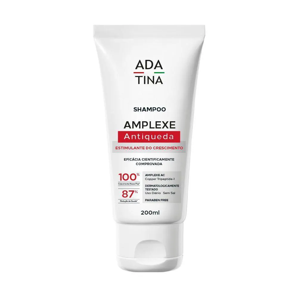 AMPLEXE SHAMPOO ANTIQUEDA CAPILAR E FORTALECEDOR DOS FIOS RICO EM ACTIVE CAFFEINE 200ML