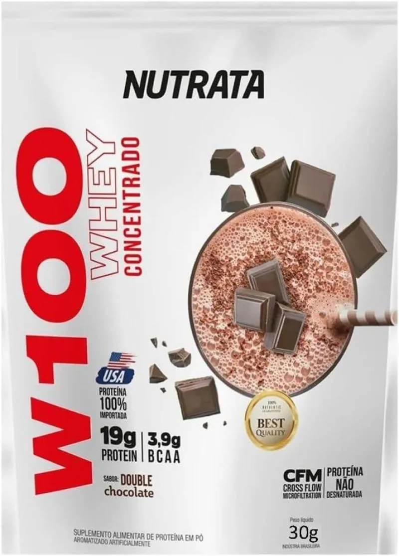 WHEY W100 NUTRATA CHOCOLATE SACHê 30G
