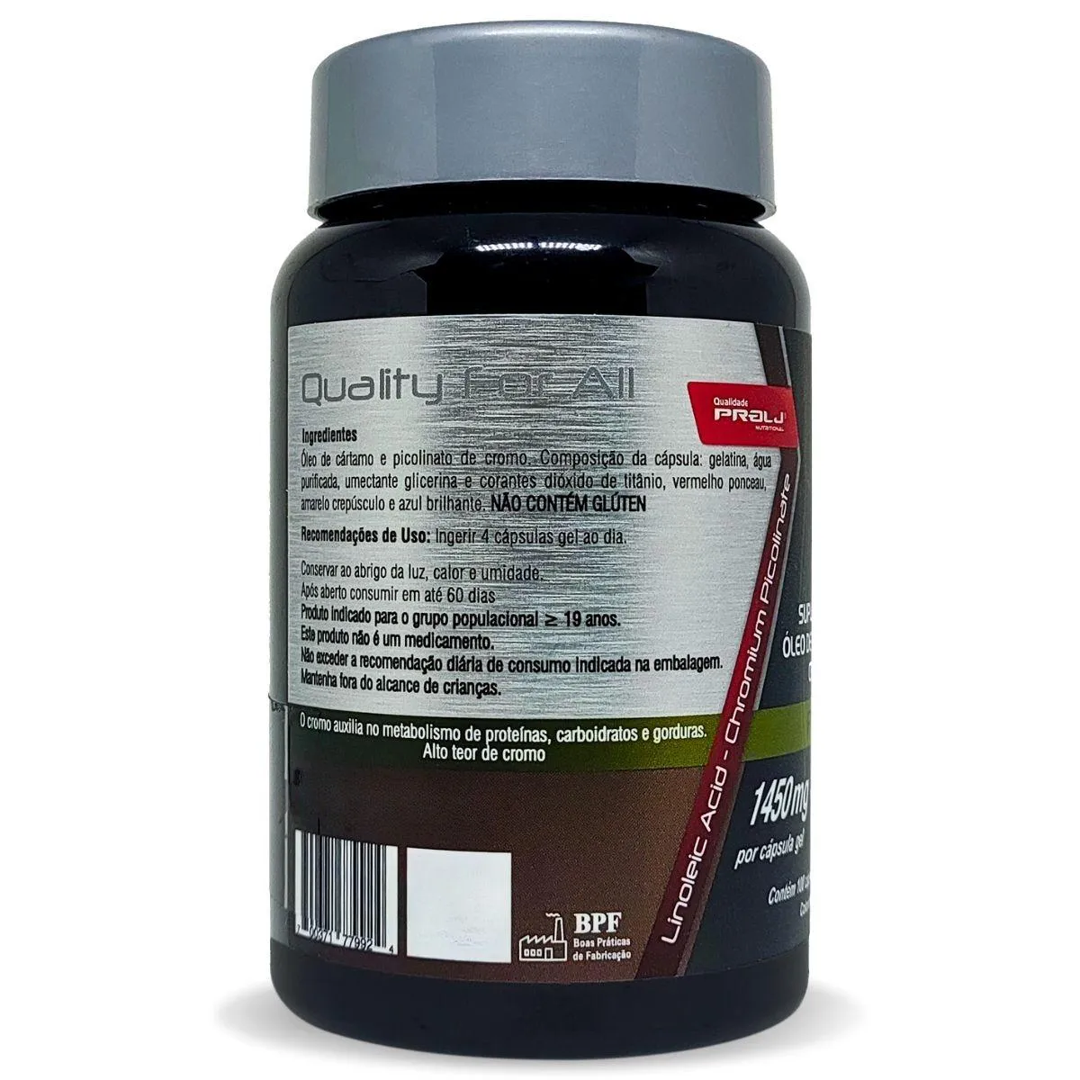 L A PREMIUM CÁRTAMO+CROMO PICOLINATO 1450MG 100 CÁPSULA SOFTGEL PROLJ NUTRITIONAL