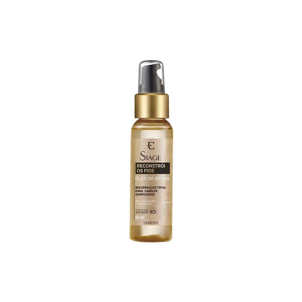 Eudora Siàge Reconstrói Os Fios Óleo De Argan Capilar 60ml