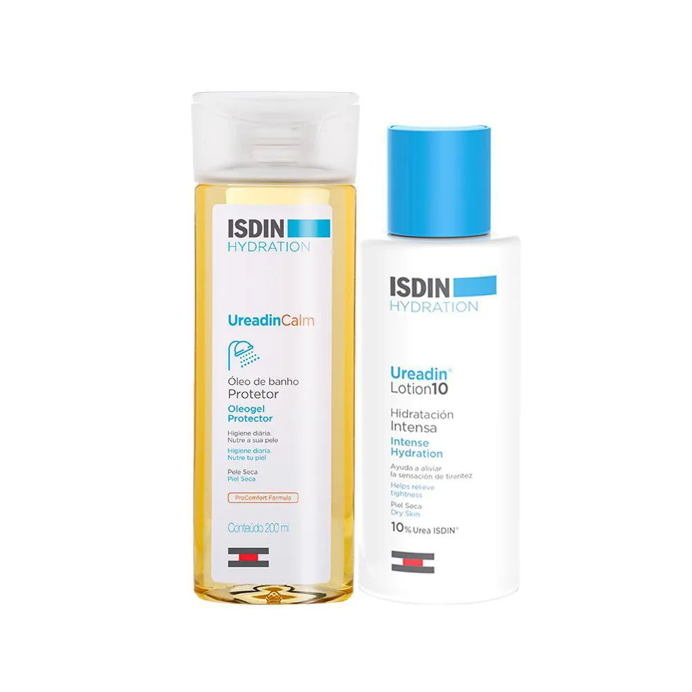 KIT ISDIN CORPORAL UREADIN - ÓLEO DE BANHO E LOçãO HIDRATANTE CORPORAL 100 ML