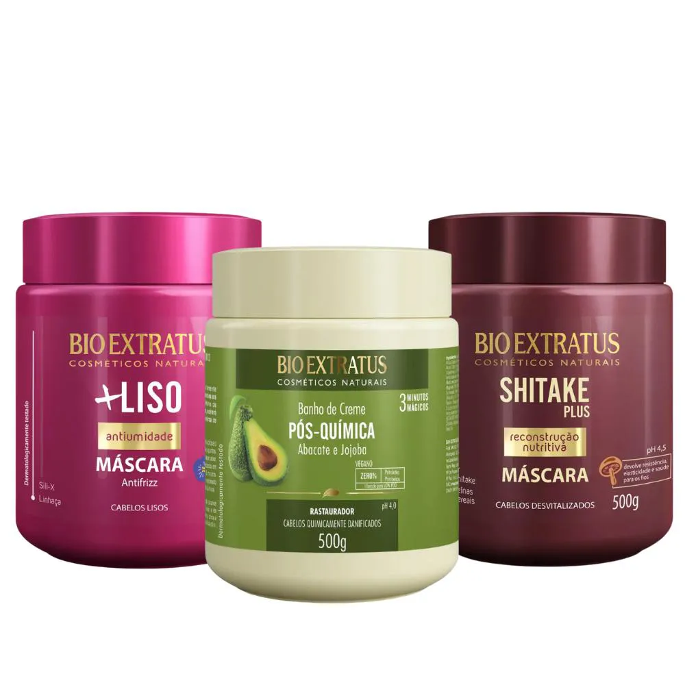 CRONOGRAMA BIO EXTRATUS CABELOS LISOS 500G