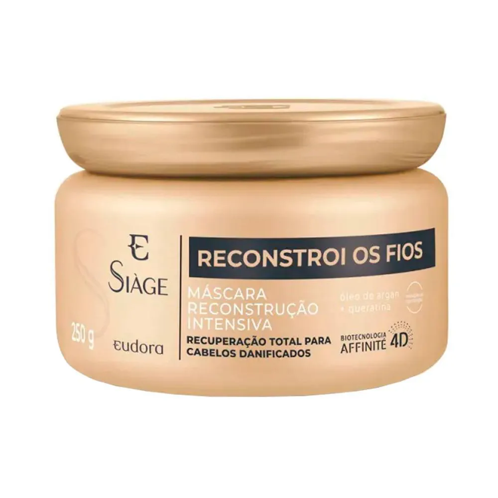 EUDORA SIáGE RECONSTRóI OS FIOS 4D MáSCARA DE RECONSTRUçãO 250G