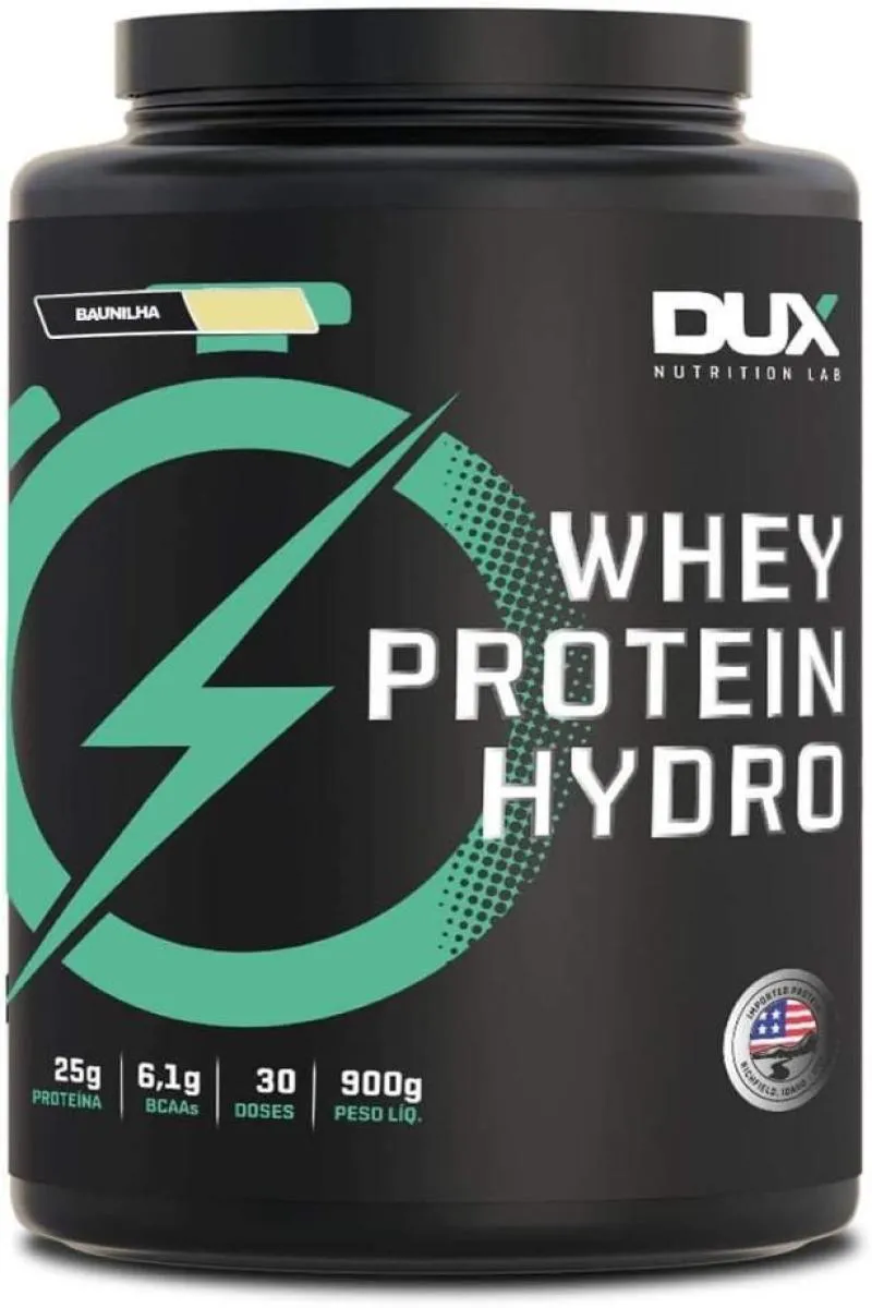 WHEY PROTEIN HYDROLISADO DUX BAUNILHA 900G