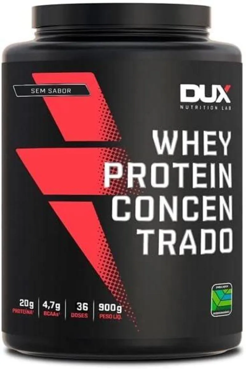 WHEY PROTEIN CONCENTRADO DUX SEM SABOR 900G