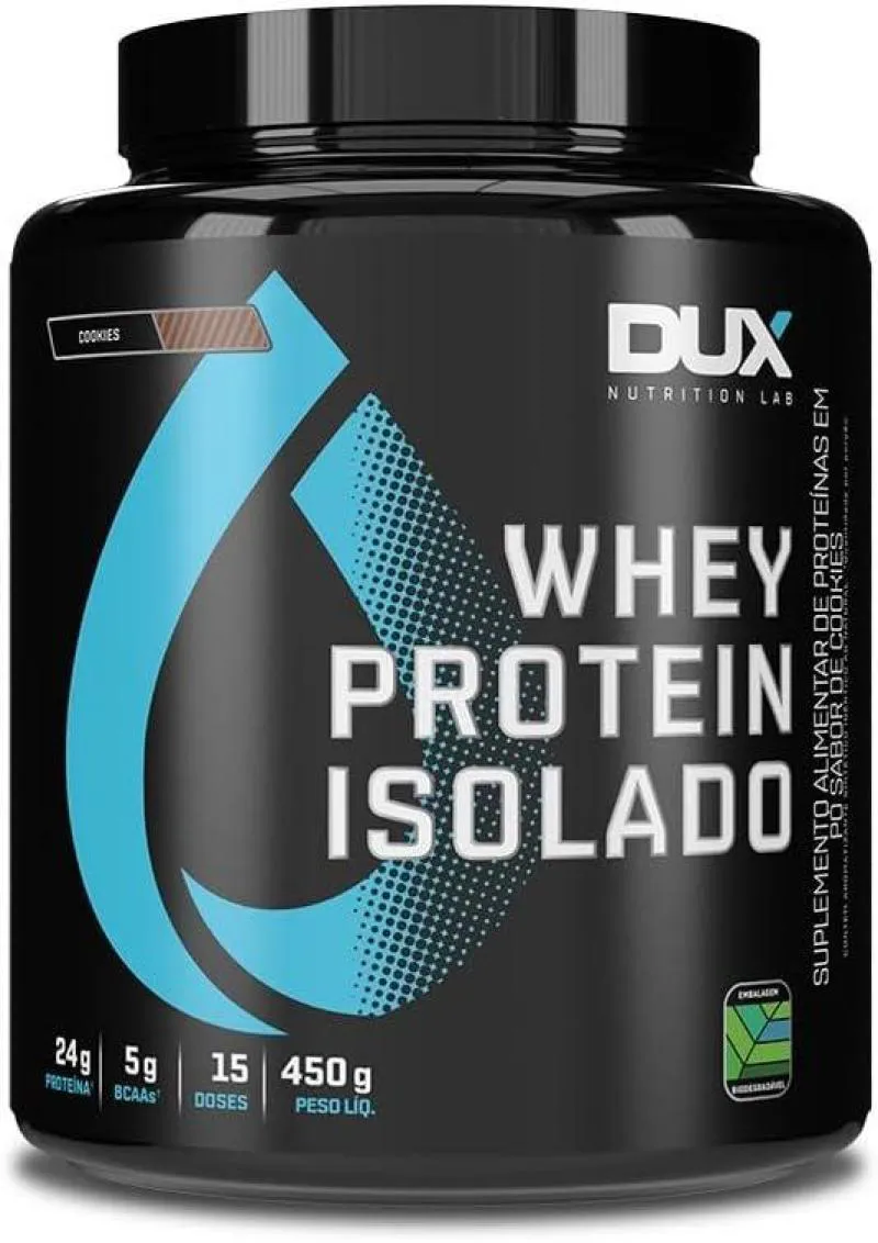 WHEY PROTEIN ISOLADO COOKIES DUX 450G