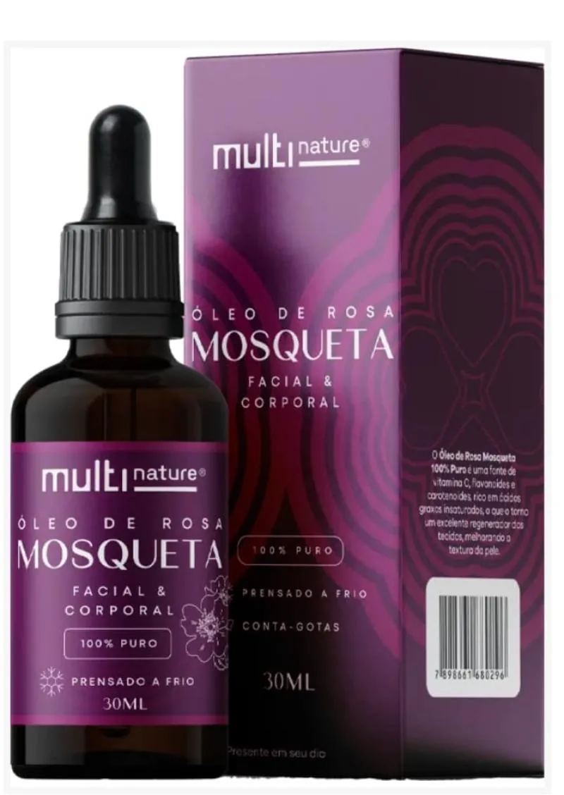 ÓLEO DE ROSA MOSQUETA GOTAS 30ML MULTINATURE