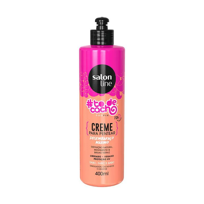 CREME CAPILAR PARA PENTEAR SALON LINE #TODECACHO PROFIX 400ML