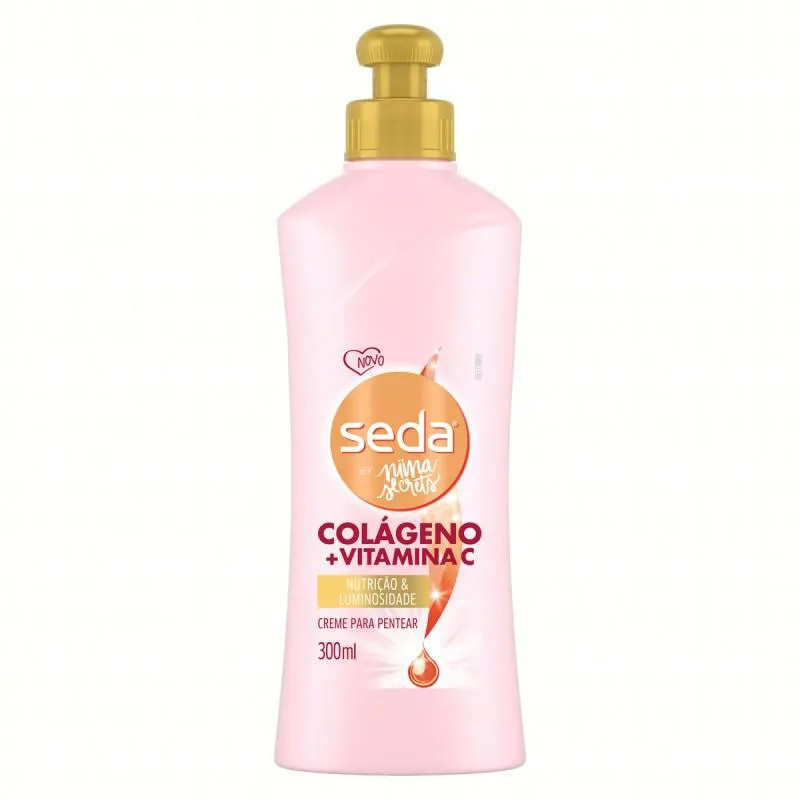 CREME DE PENTEAR SEDA COLAGENO E VITAMINA C 300ML
