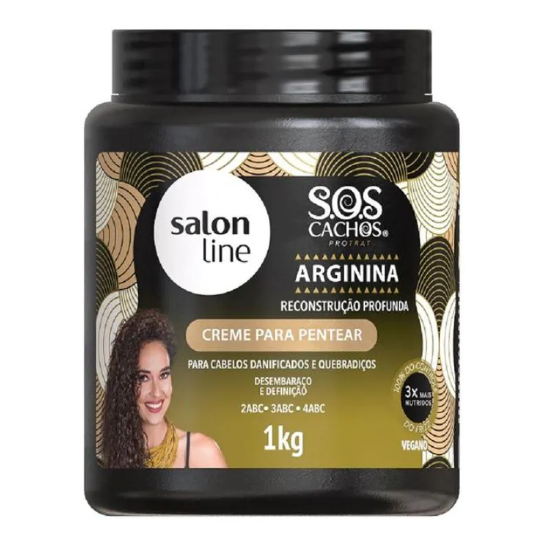 CREME DE PENTEAR SALON LINE SOS ARGININA 1KG