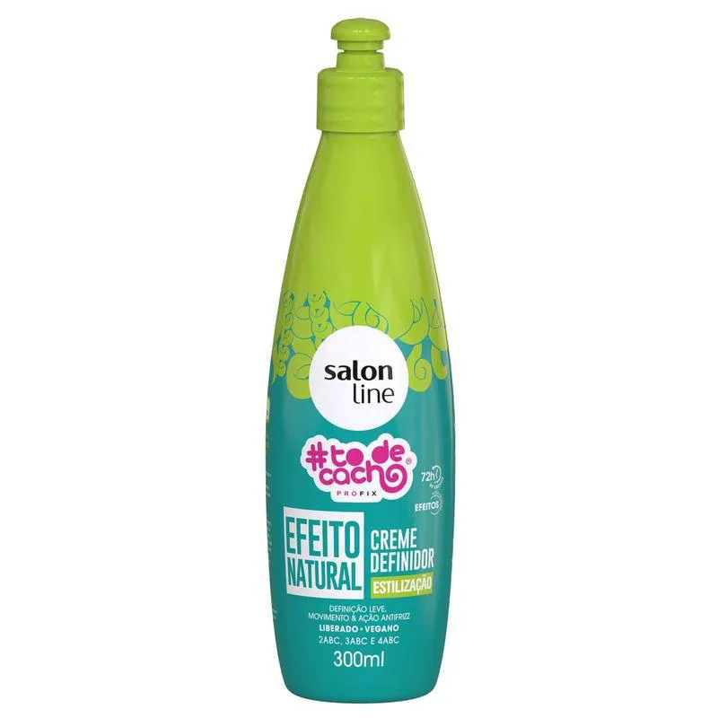 CREME DEFINIDOR #TODECACHO EFEITO NATURAL 300ML