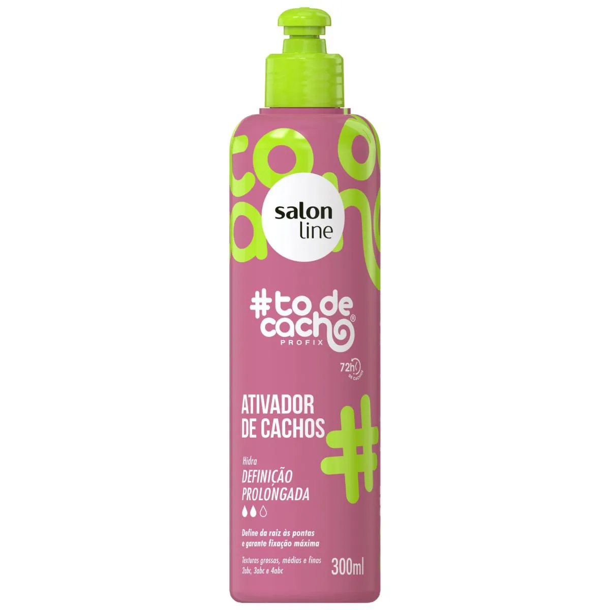 ATIVADOR DE CACHOS SALON LINE #TODECACHO DEFINIçãO PROLONGADA 300ML
